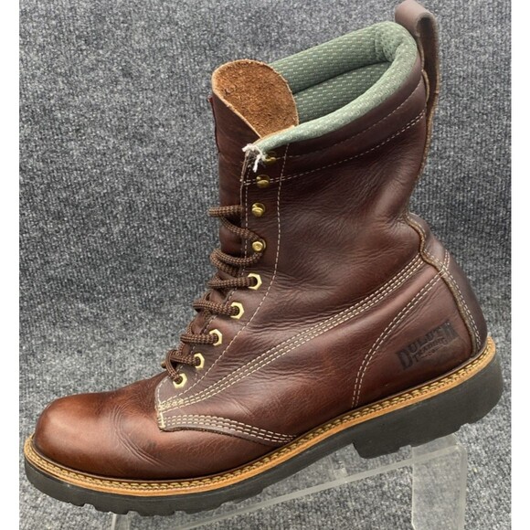 Duluth Trading F2892-11 MADE IN USA 125 Work Boots Brown Leather 11.5 W EH - Picture 1 of 16
